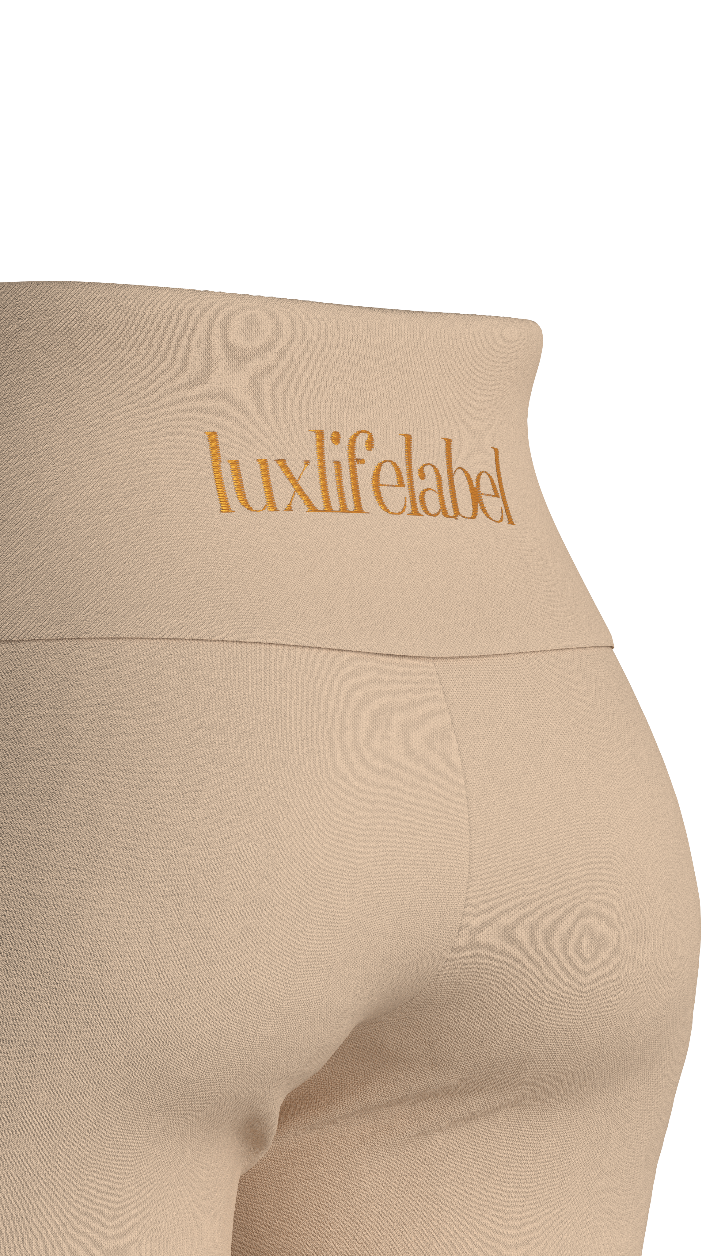 LLL Fold Over Pants (Blond) – Lux Life Label